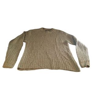 Alfred Sung collection Crew Neck Sweater Women Sz M Tight‎ Knit Wool Casual